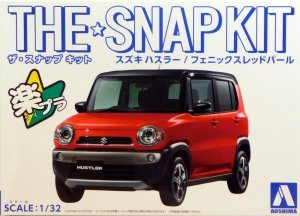 Aoshima 05414 Suzuki Hustler (Red) - SNAP KIT 1/32