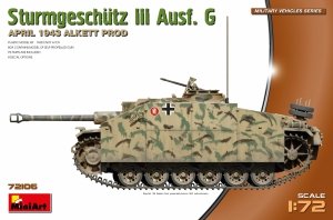 MiniArt 72106 STURMGESCHUTZ III AUSF. G, APRIL 1943 ALKETT PROD. 1/72