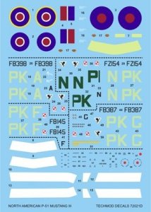 Techmod 72021 - North American P-51 Mustang III (1:72)