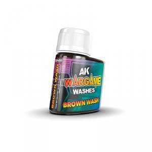 AK Interactive AK14203 BROWN WASH – WARGAME SERIES 35ml