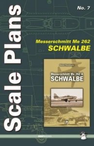 MMP Books 78432 Scale Plans No. 7 Me 262 A Schwalbe