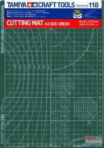 Tamiya 74118 Cutting Mat (A4 Size/Green)