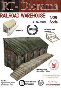 RT-Diorama 35023 RAILROAD WAREHOUSE 1/35