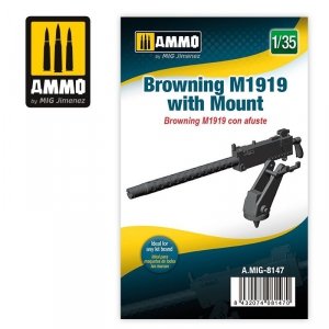 Ammo of Mig 8147 Browning M1919 with Mount 1/35