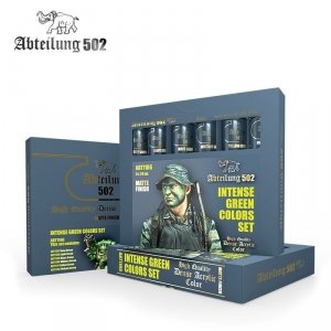 502 Abteilung ABT1166 – INTENSE GREEN COLORS SET (6pcs)