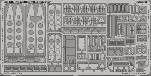Eduard 32236 Swordfish Mk.I exterior TRUMPETER 1/32