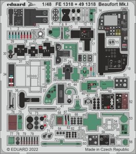 Eduard FE1318 Beaufort Mk. I ICM 1/48