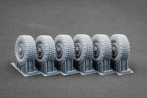 ScaleX WM 35024S Himars Sagged wheel set (for Foreart) 1/35