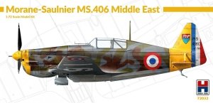 Hobby 2000 72032 Morane-Saulnier MS.406 Middle East ( Hasegawa ) 1/72