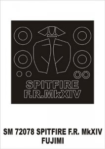 Montex SM72078 Spitfire F.R. Mk XIV FUJIMI