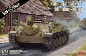 Das Werk DW35031 Kanonenjagdpanzer / Beobachtungspanzer German Tank Destroyer / Artillery Observation Vehicle (2 in 1) 1/35