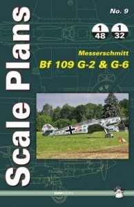 MMP Books 78494 Scale Plans No. 9 Bf 109 G-2 & G-6 EN