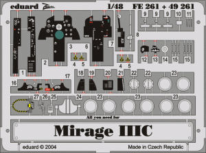 Eduard 49261 Mirage IIIC 1/48 EDUARD
