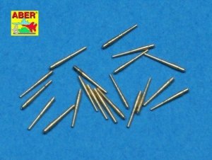 Aber 1:700L-21 Set of 20 pcs 102 mm universal barrels for Royal Navy ships 1/700