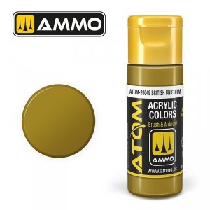 AMMO of Mig Jimenez 20049 ATOM COLOR British Uniform 20ml