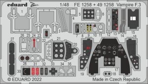 Eduard 491258 Vampire F.3 AIRFIX 1/48