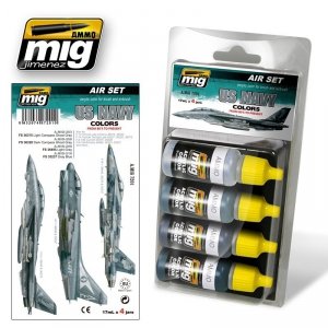 AMMO of Mig Jimenez 7201 US NAVY COLORS from 80s to present
