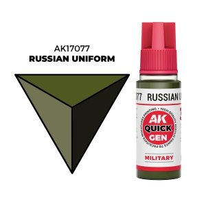 AK Interactive AK17077 RUSSIAN UNIFORM – QUICK GEN COLOR 18ml