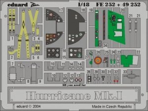 Eduard FE252 Hurricane Mk. I 1/48 Hasegawa
