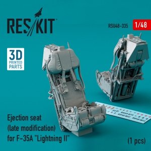 RESKIT RSU48-0335 EJECTION SEAT (LATE MODIFICATION) FOR F-35A LIGHTNING II (3D PRINTED) 1/48