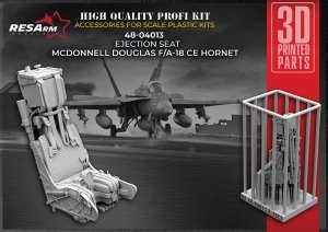 RESArm 48-04013 McDonnell Douglas F/A-18 CE Hornet Ejection seat (3D resin printing) 1/48
