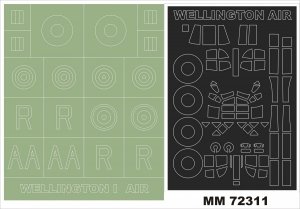 Montex MM72311 Wellington Mk.I AIRFIX A08019 1:72