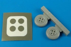 Aires 7203 Hurricane wheels & paint masks 1/72 Hasegawa