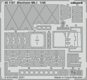 Eduard 491187 Blenheim Mk.I AIRFIX 1/48