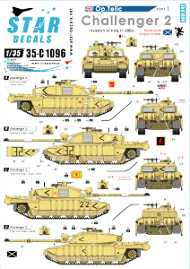 Star Decals 35-C1096 Op. Telic 1 1/35
