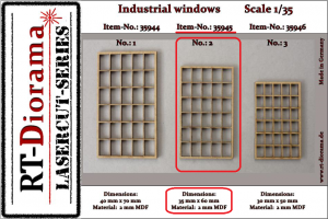 RT-Diorama 35945 Industrial windows No.2 1/35