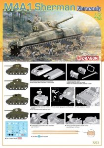 Dragon 7568 M4A1 Sherman Normandy 1/72