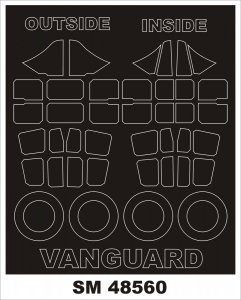 Montex SM48560 VANGUARD for DORA WINGS 1/48