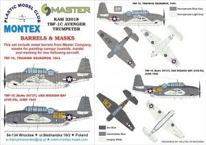 Montex KAM32018  TBF-1 Avenger 1/32