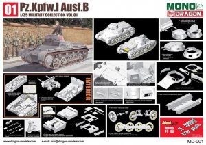 Dragon MD001 Pz.Kpfw.I Ausf.B w/Interior 1/35