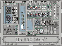 Eduard 49365 He 177 Greif interior 1/48 CMK / MPM