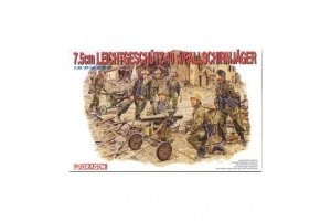 Dragon 6147 7.5cm LEICHTGESCHUTZE 40 w/CREW (1:35)