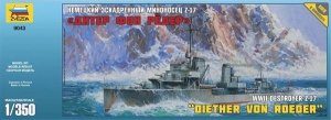 Zvezda 9043 WWII Destroyer Z-17 (1:350)