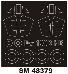 Montex SM48379 FW 190D-9 HOBBY BOSS