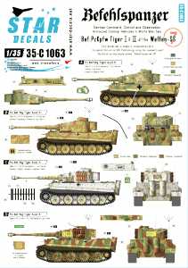 Star Decals 35-C1063 Befehlspanzer # 7 1/35