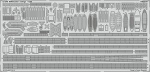 Eduard 53240 HMS Exeter railings 1/350 TRUMPETER