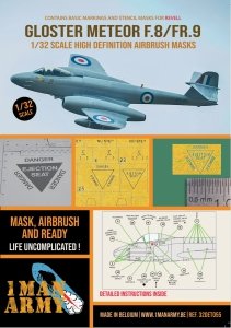 1 Man Army 32DET055 Gloster Meteor F.8/FR.9 (Revell) 1/32