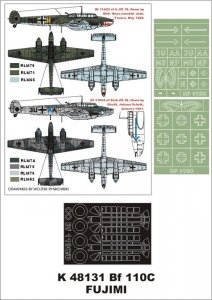 Montex K48131 Bf 110C 1/48