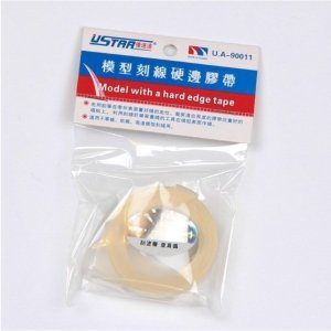 UStar UA-90011-W Scribing Guide Tape w/Hard Edges - White (Width: 9mm; Length: 3m)