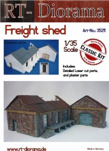 RT-Diorama 35211 Freight Shed (Modular System) 1/35