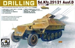 AFV Club 35082 Sd.Kfz. 251/21 ausf.D Drilling (1:35)