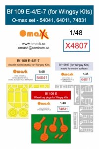 Omask X4807 Bf 109 E-4/E-7 O-max set for Wingsy Kits 1/48