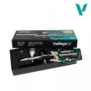 Vallejo 90001 Innovator - Aerograf Gravity System 2 in 1 - 0.2 / 0.3