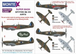 Montex K24097 SPITFIRE VIII for AIRFIX 1/24