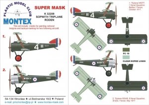 Montex K32209 SOPWITH TRIPLANE 1/32