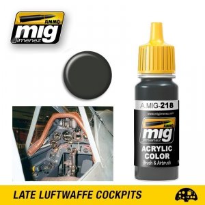 AMMO of Mig Jimenez 0218 RLM 66 SCHWARTZGRAU